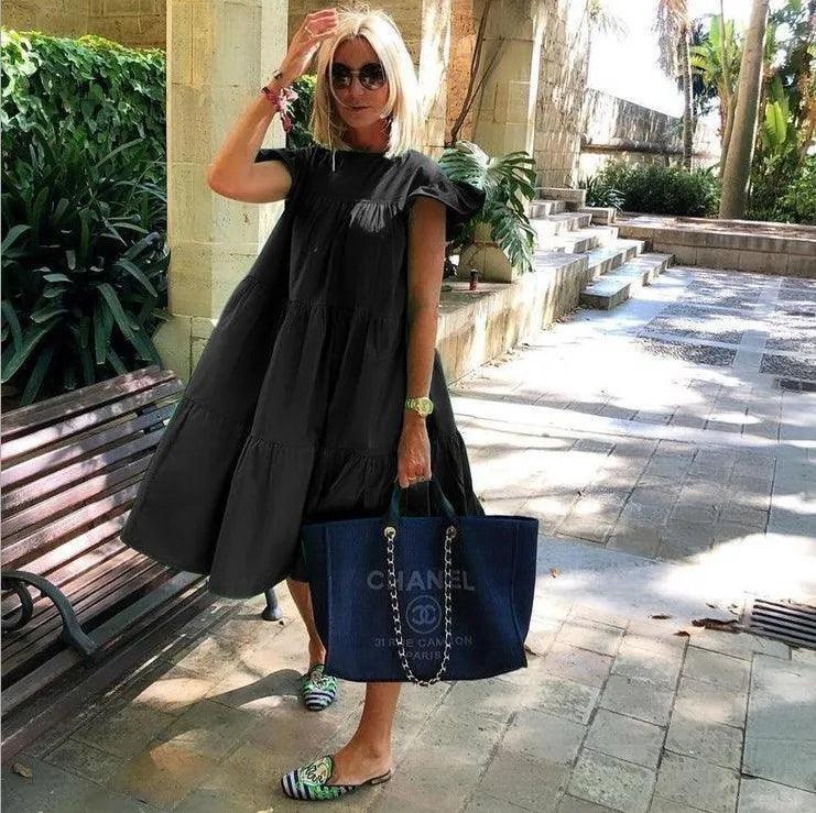 Sukienka z rozkloszowanym dołem