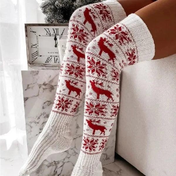 Świąteczne zakolanówki