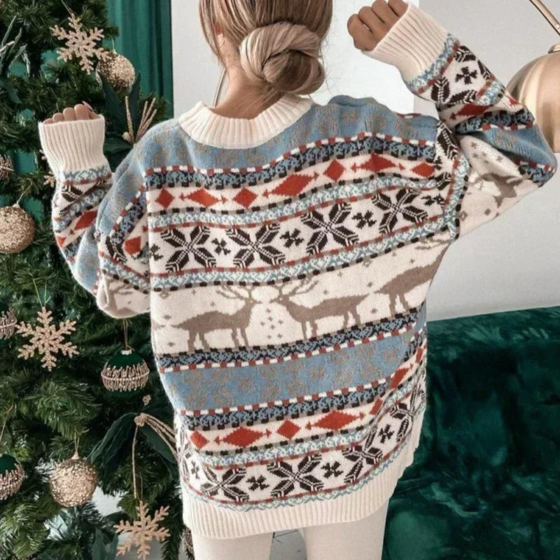 Świąteczny damski sweter