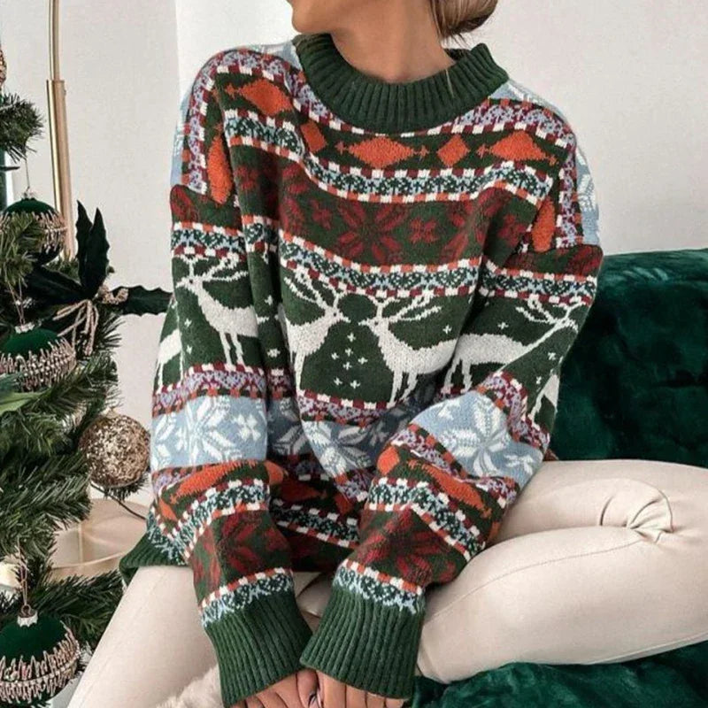 Świąteczny damski sweter