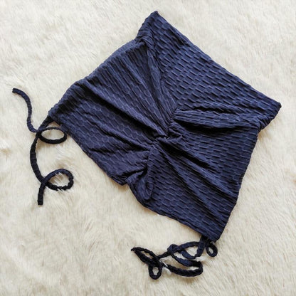 Szorty sportowe damskie ze ściągaczami