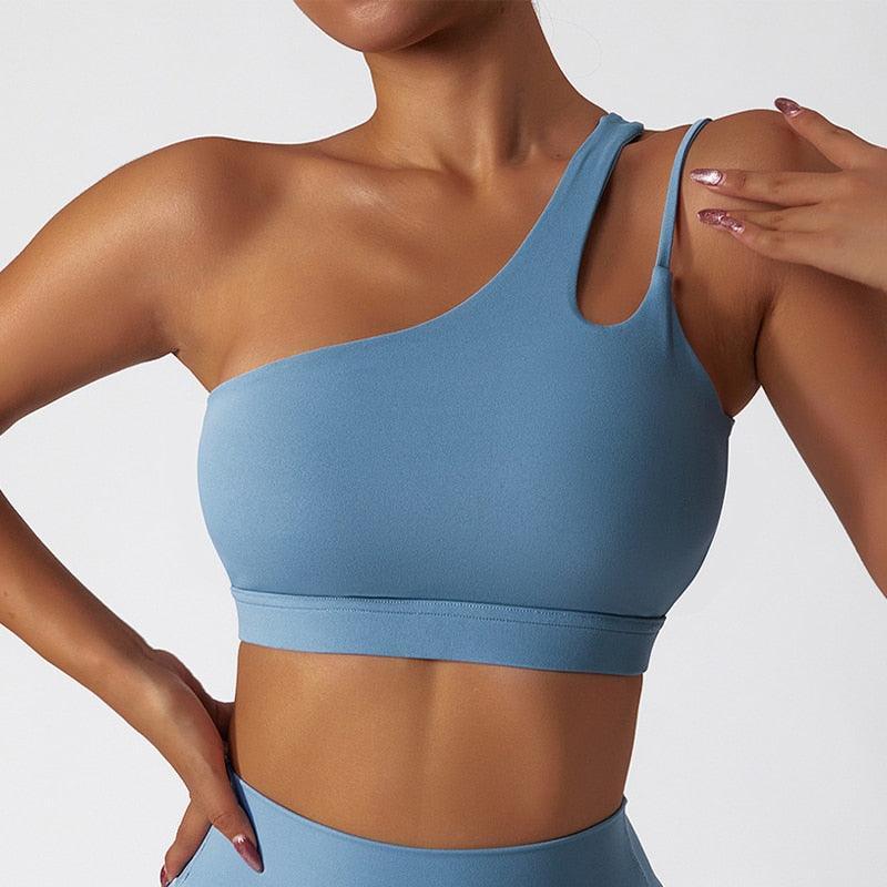 Top sportowy na jedno ramię