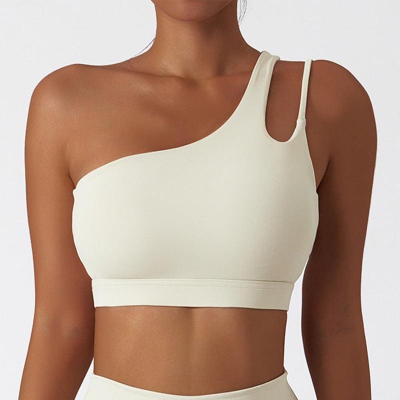 Top sportowy na jedno ramię