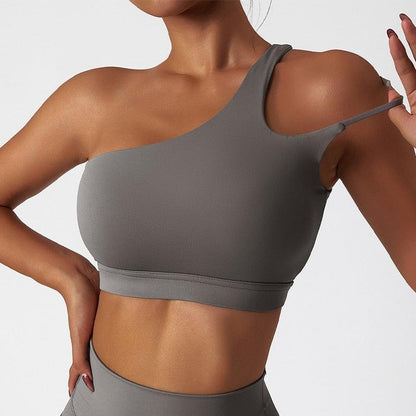 Top sportowy na jedno ramię