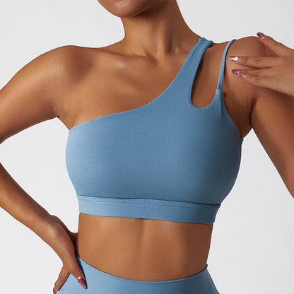 Top sportowy na jedno ramię