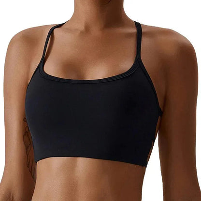 Top sportowy z odkrytymi plecami