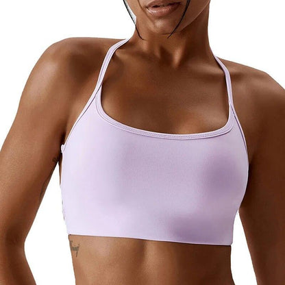 Top sportowy z odkrytymi plecami