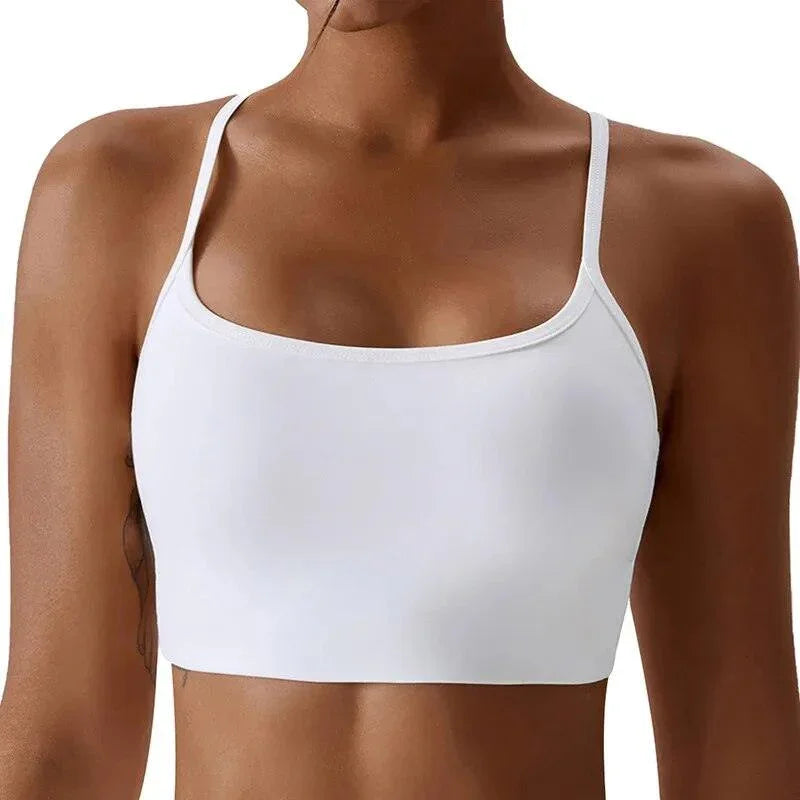 Top sportowy z odkrytymi plecami