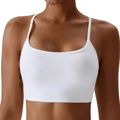 Top sportowy z odkrytymi plecami