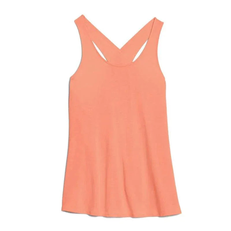 Top sportowy ze skrzyżowanym tyłem