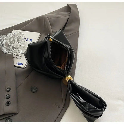 Torba worek ze złotym elementem