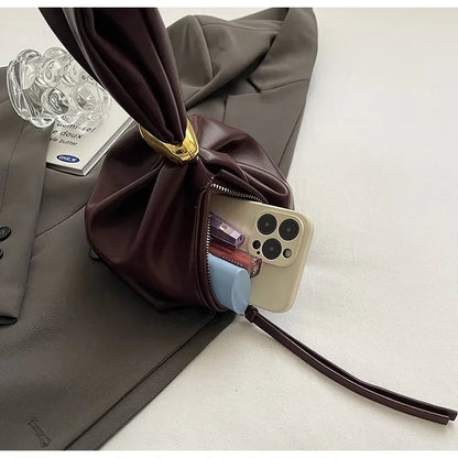 Torba worek ze złotym elementem