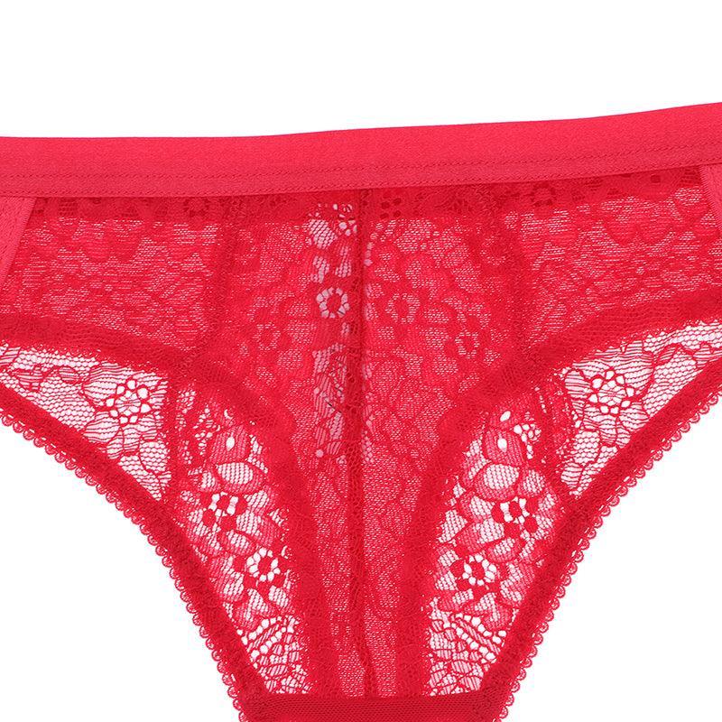 Trzyelementowy zestaw koronkowej bielizny