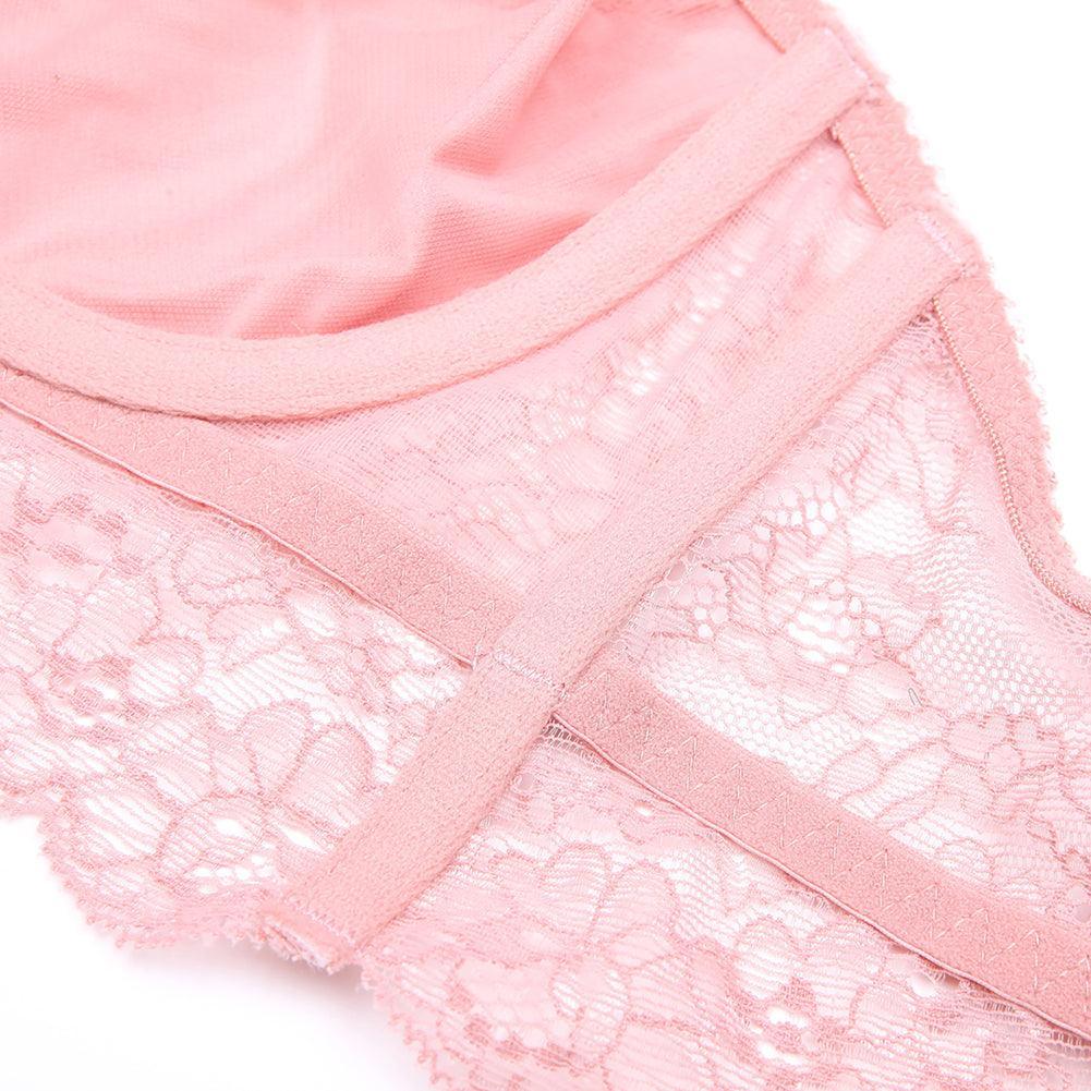 Trzyelementowy zestaw koronkowej bielizny