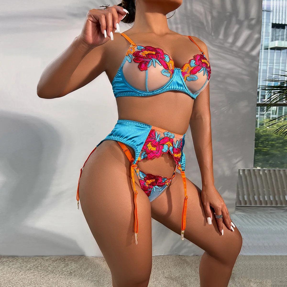 Zestaw bielizny satynowej