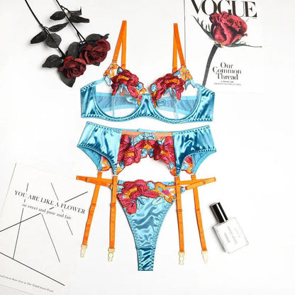 Zestaw bielizny satynowej