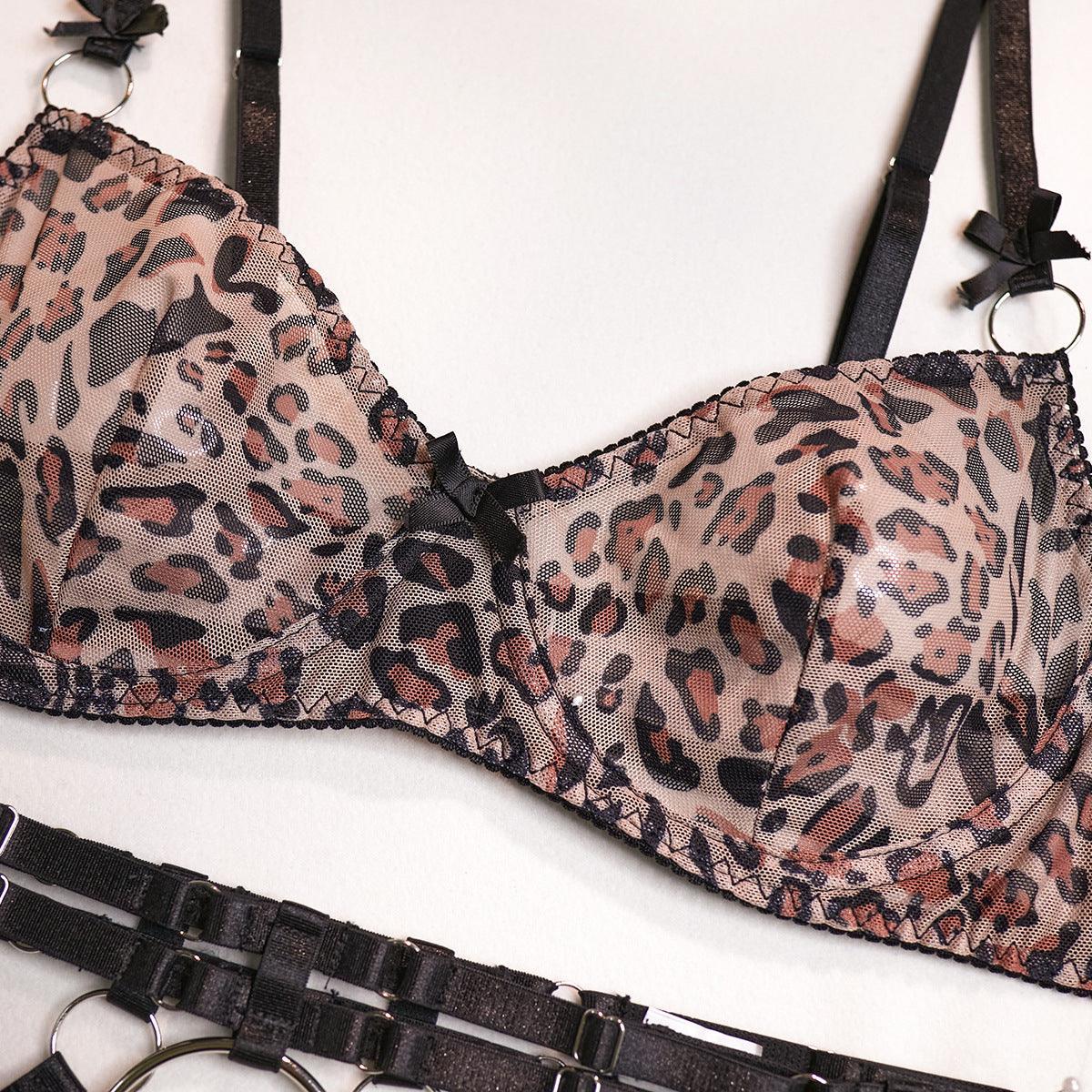 Zestaw bielizny w panterkę