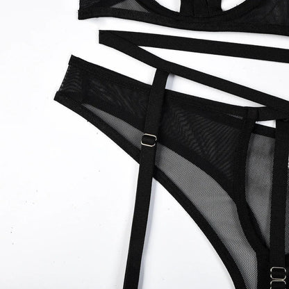 Zestaw bielizny z chokerem