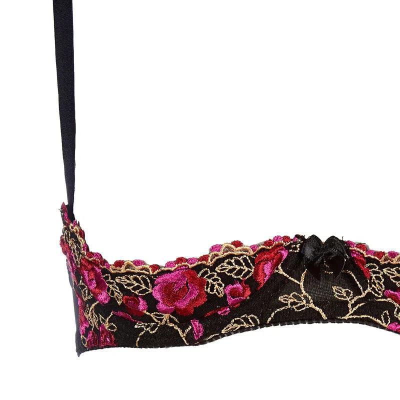 Zestaw bielizny z motywem róż