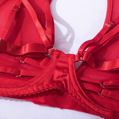 Zmysłowy komplet bielizny z mini